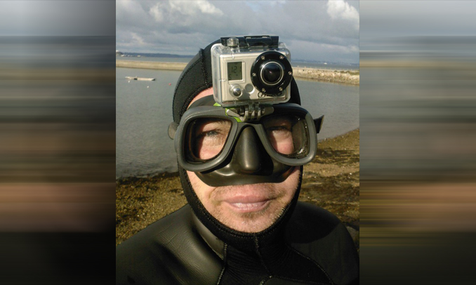 Outdoorová kamera potápění