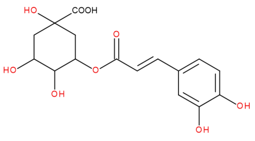 Kyselina chlorogenová vzorec